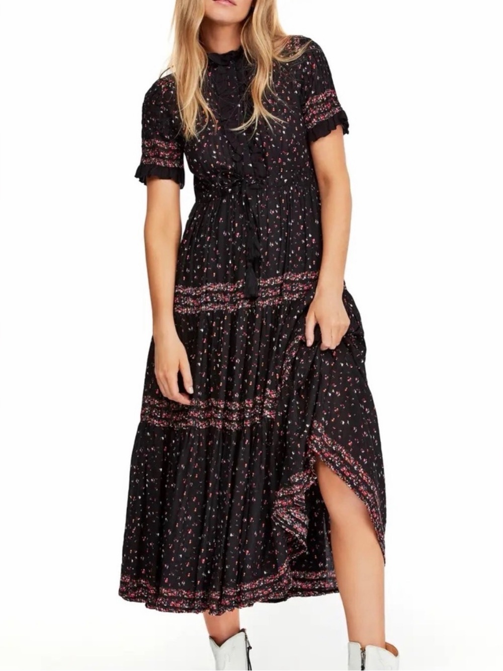 Free People rare feelings midi dress sz ax